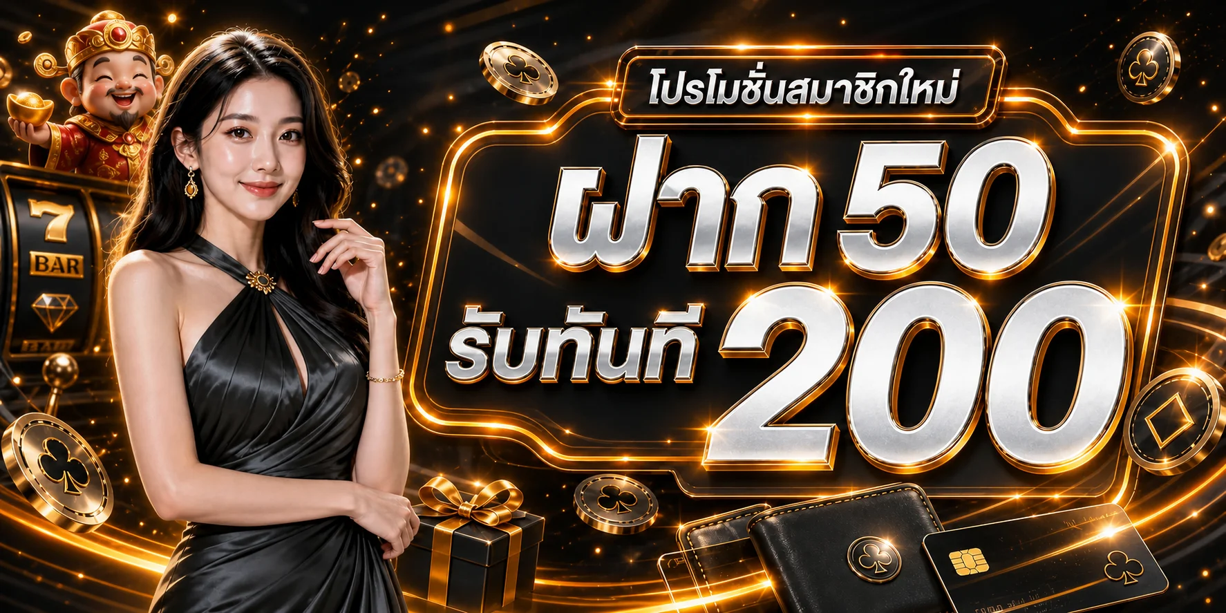 โปรโมชั่นสมาชิกใหม่โคตรเซียน555